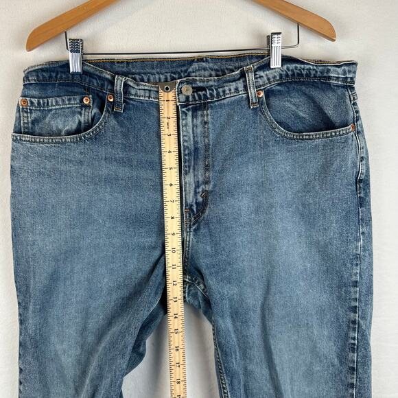 Levis 559 Jeans Mens 40x32 Blue Relaxed Straight Mid Rise Medium Wash Denim Y2K - Picture 8 of 11